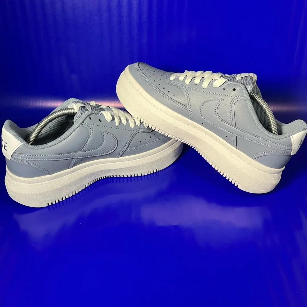 NEW Nike Court Vision Alta Ashen Slate Women’s Sneaker Fast Shipping - Picture 2 of 8